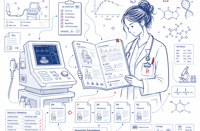 Traduzioni mediche e farmaceutiche